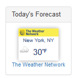 Current weather module