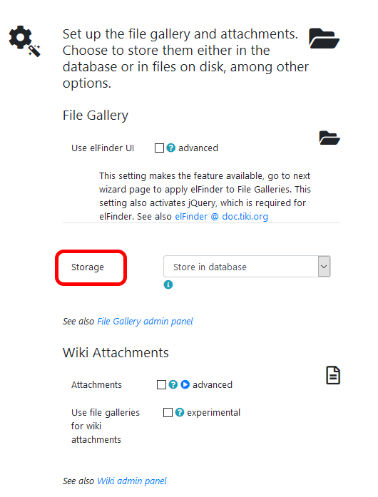 Setting the wiki